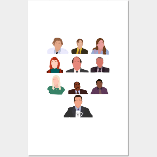 The Office Character Design Posters and Art